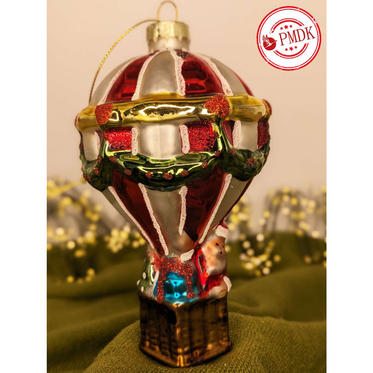 Елочная игрушка Kaemingk Воздушный шар EG188-YH2557 - фото 2