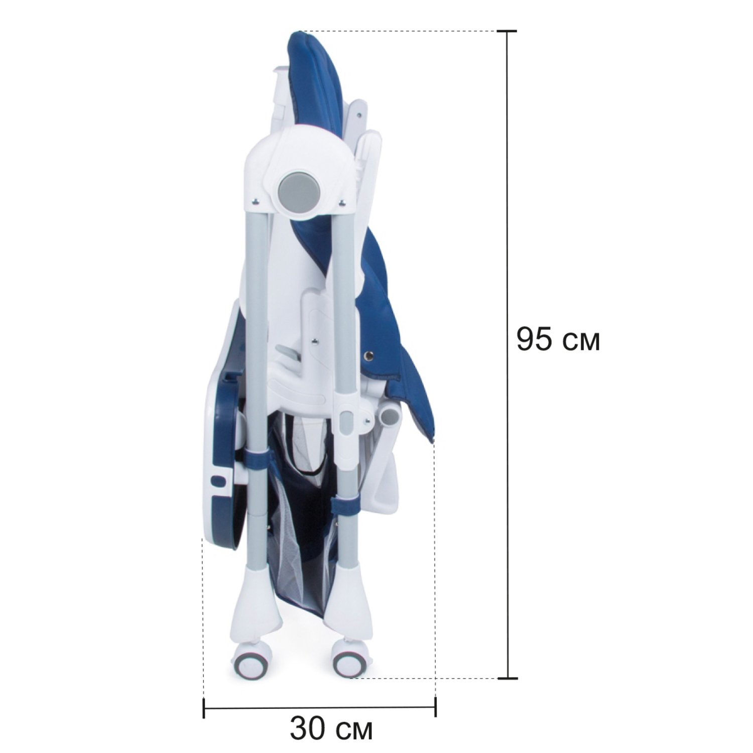 Стульчик для кормления Aricare Dark Blue ACE1014-B-PU04 - фото 6