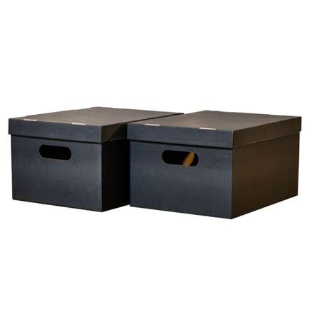 Коробка для хранения Детская Вселенная Картонная 2шт черная