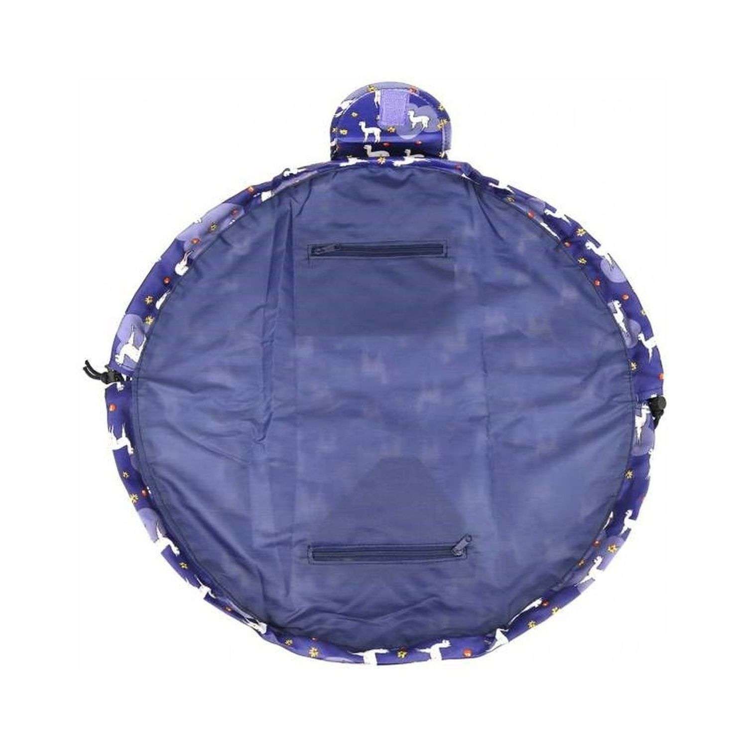 Косметичка-мешок Uniglodis Нейлоновая Фиолетовый с альпакой - фото 2