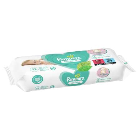 Салфетки влажные Pampers Sensitive Single 52шт