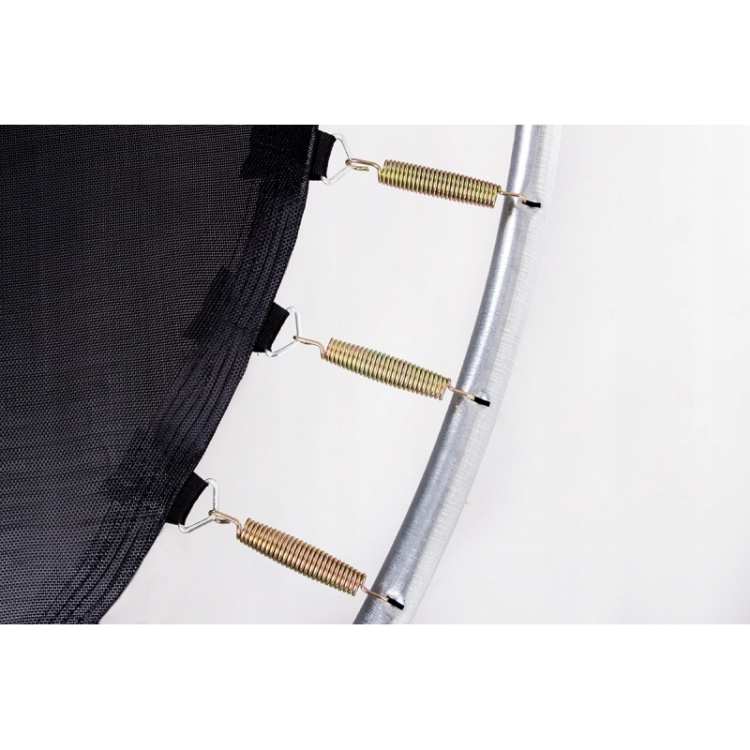 Батут Капризун с лестницей и внутренней сеткой 180 см черный - фото 3