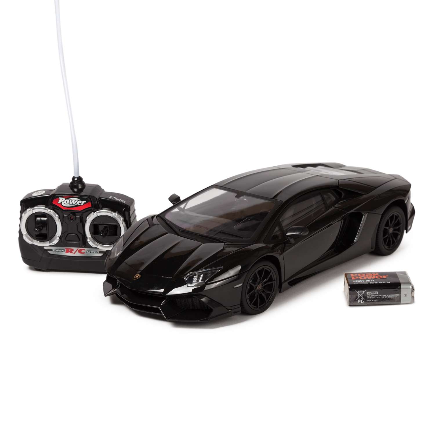 Машинка на радиоуправлении Mobicaro Lamborghini Aventador LP720-4 1:16 Чёрная - фото 1