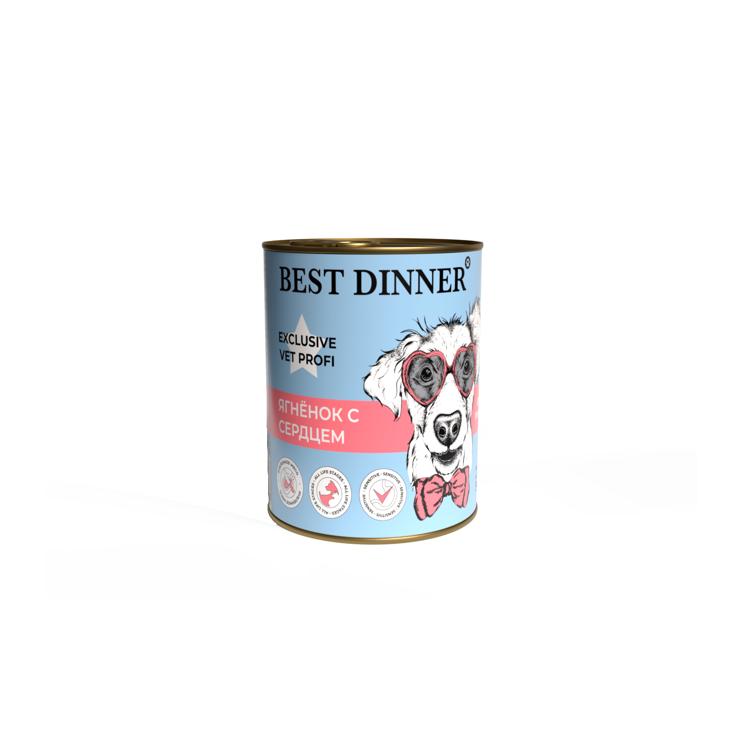 Корм для собак Best Dinner 0.34кг Exclusive Vet Profi Gastro Intestinal ягненок с сердцем - фото 1