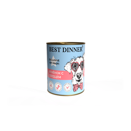 Корм для собак Best Dinner 0.34кг Exclusive Vet Profi Gastro Intestinal ягненок с сердцем