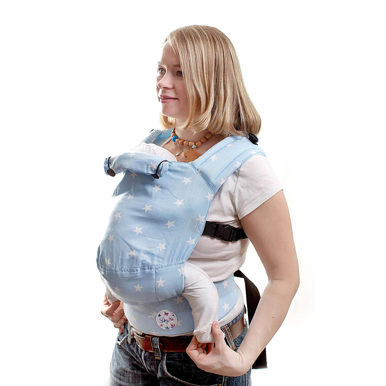 Эрго-рюкзак SlingMe Комфорт с 4 месяцев без намотки от 7 до 20 кг Стар - фото 2