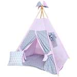 Детская палатка ВигваМАМ Розовый зигзаг