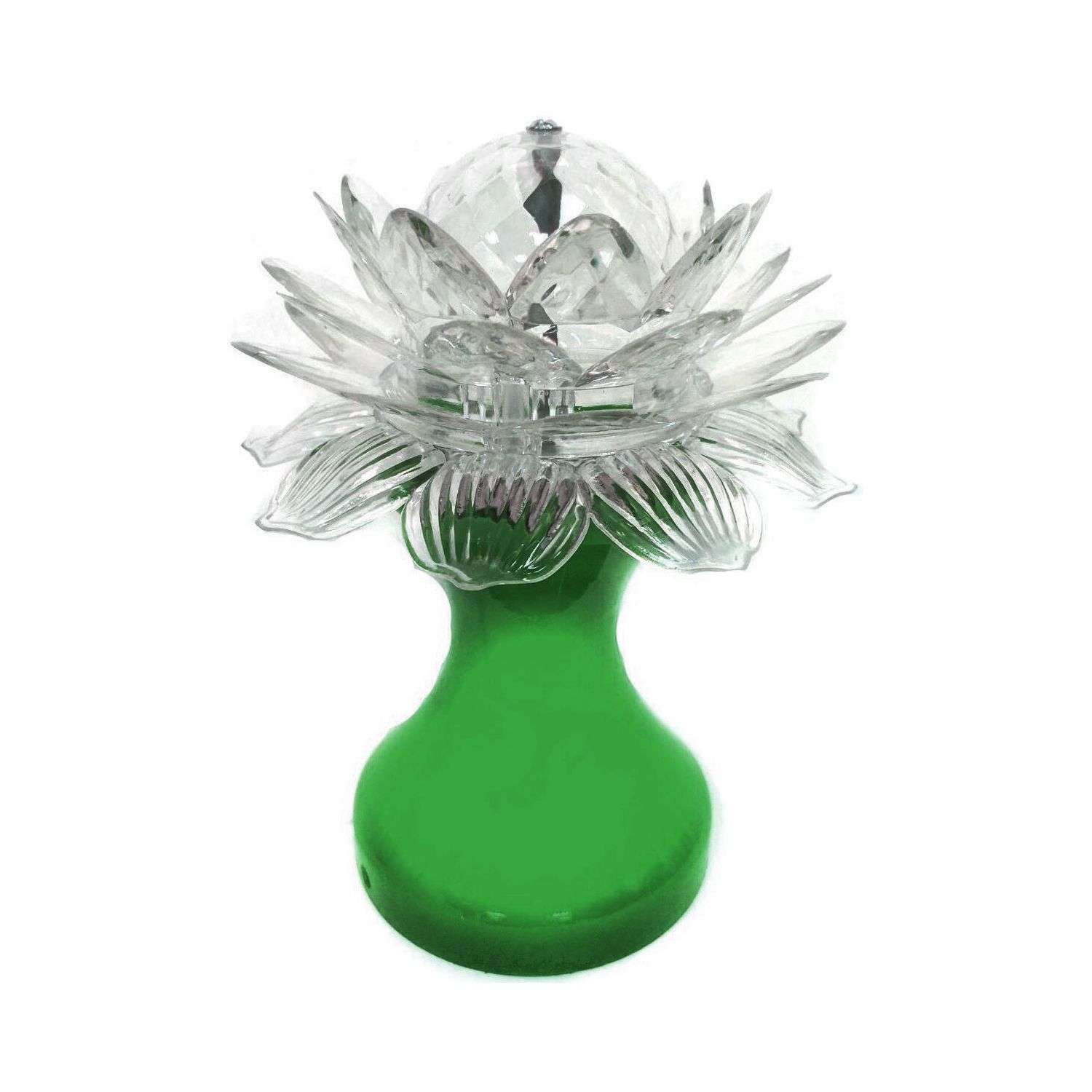 Светодиодный светильник Keyprods Цветок зеленый - фото 1