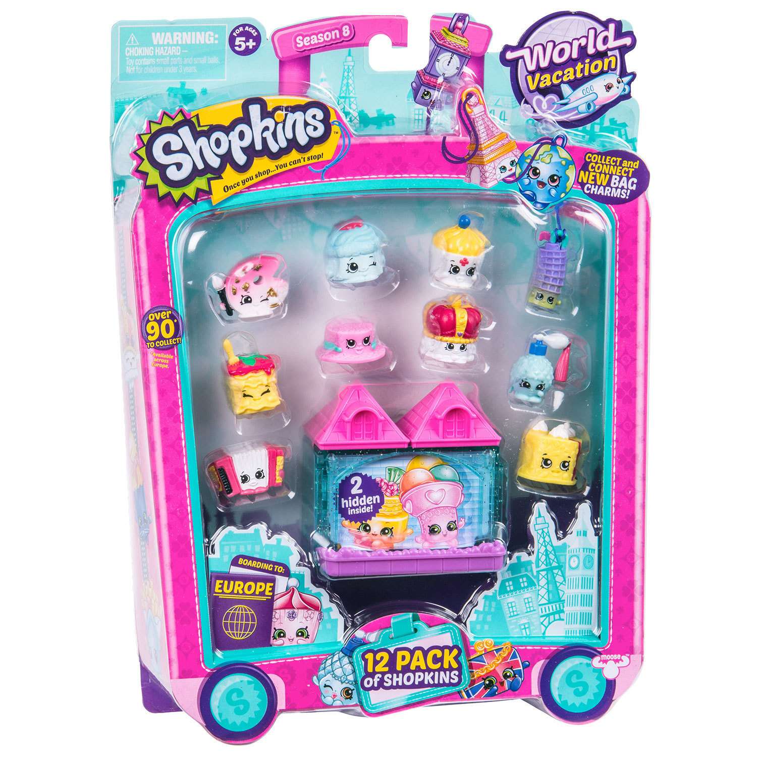 Набор фигурок Shopkins 12шт Европа в непрозрачной упаковке (Сюрприз) - фото 3