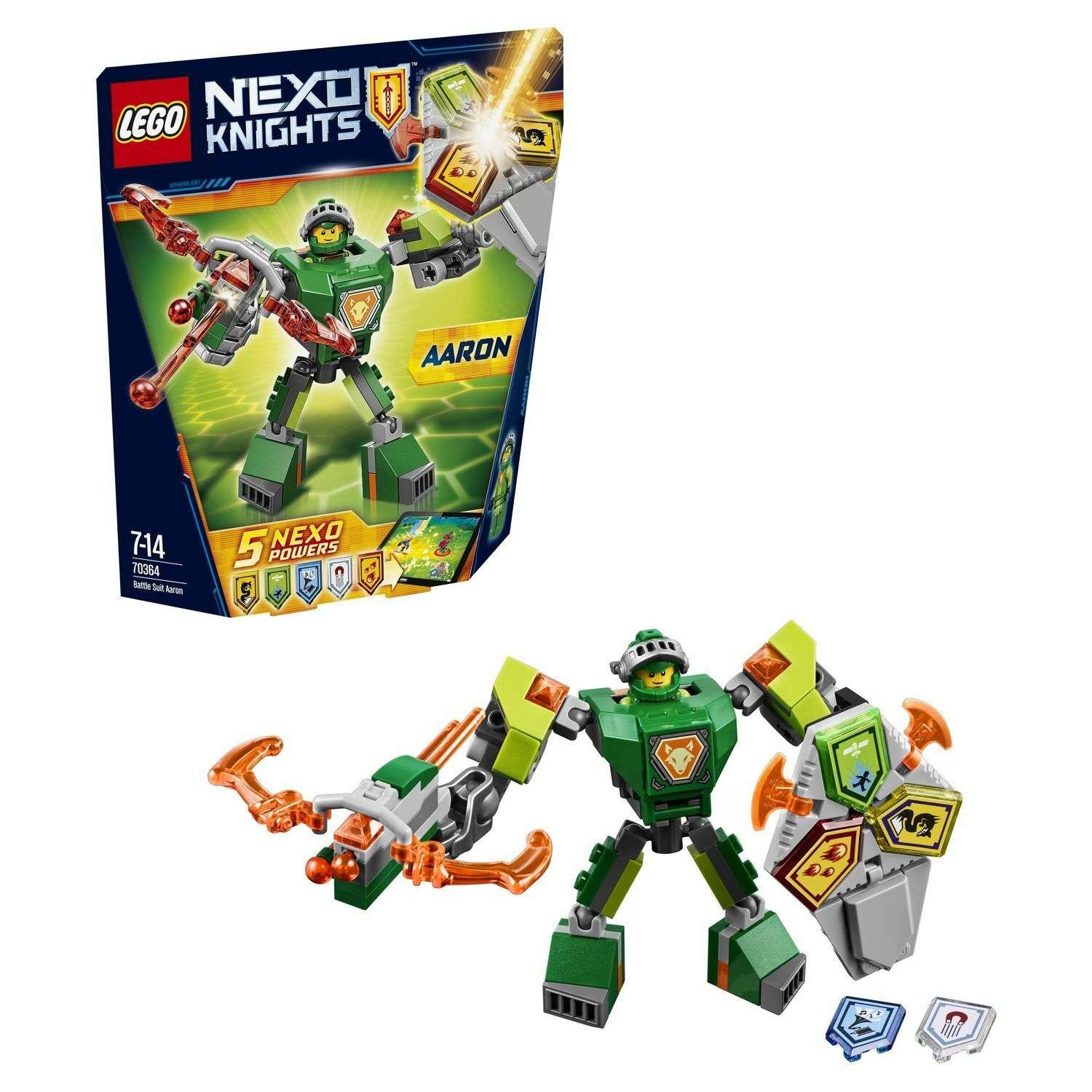 Конструктор LEGO Nexo Knights Боевые доспехи Аарона (70364) - фото 1