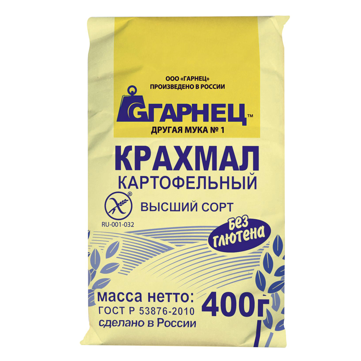 Крахмал Garnec без глютена картофельный 400г*2 - фото 2