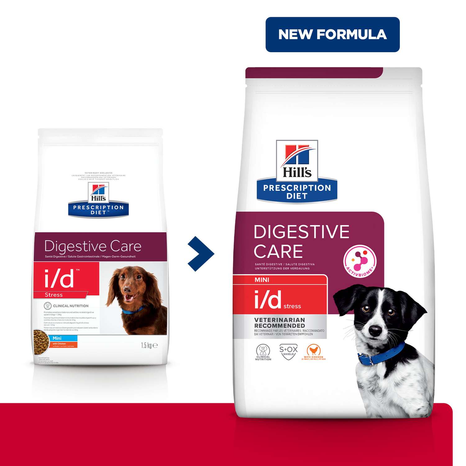 Корм для собак HILLS 1,5кг Prescription Diet i/d Stress Mini Digestive Care для мелких пород диетический с курицей - фото 2