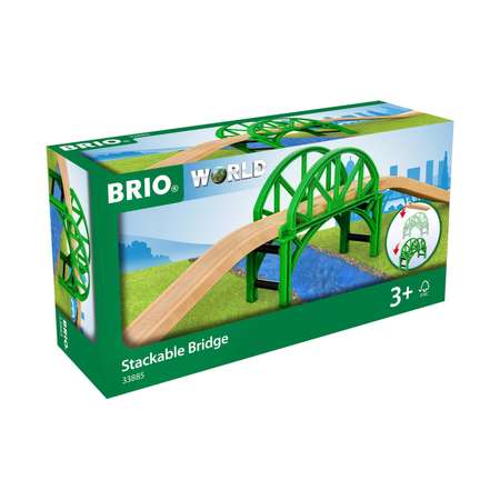 Игровой набор BRIO Арочный мост с возможностью наращивания 4 элемента