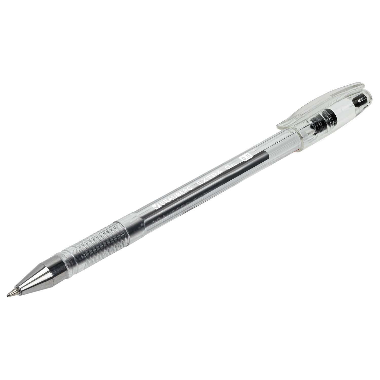 Ручки гелевые Brauberg черные набор 12 штук для ОГЭ ЕГЭ и школы тонкие - фото 6