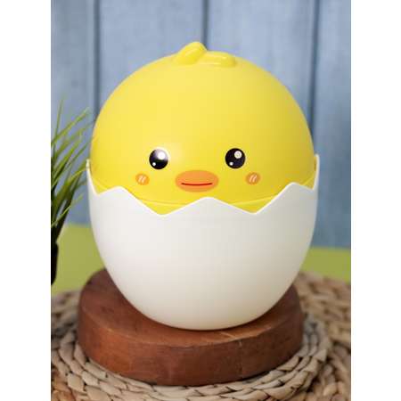 Контейнер для мусора iLikeGift My little duck yellow настольный