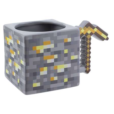 Кружка PALADONE 3D Minecraft Gold Pickaxe Mug 550 ml PP8776MCF