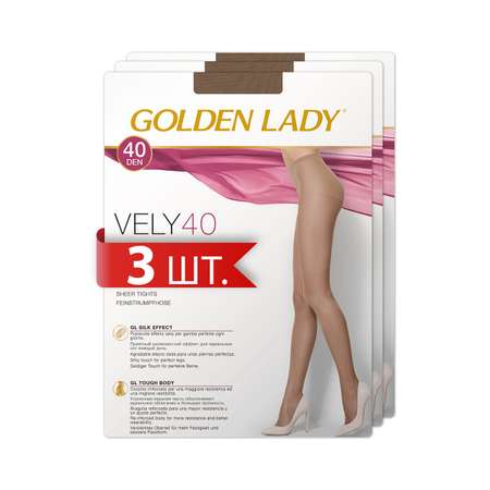 Колготки 3 пары Golden lady