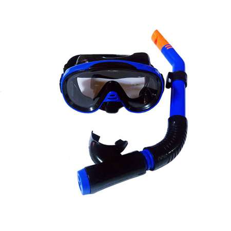Набор для плавания Hawk E39245-1 юниорский маска+трубка ПВХ синий
