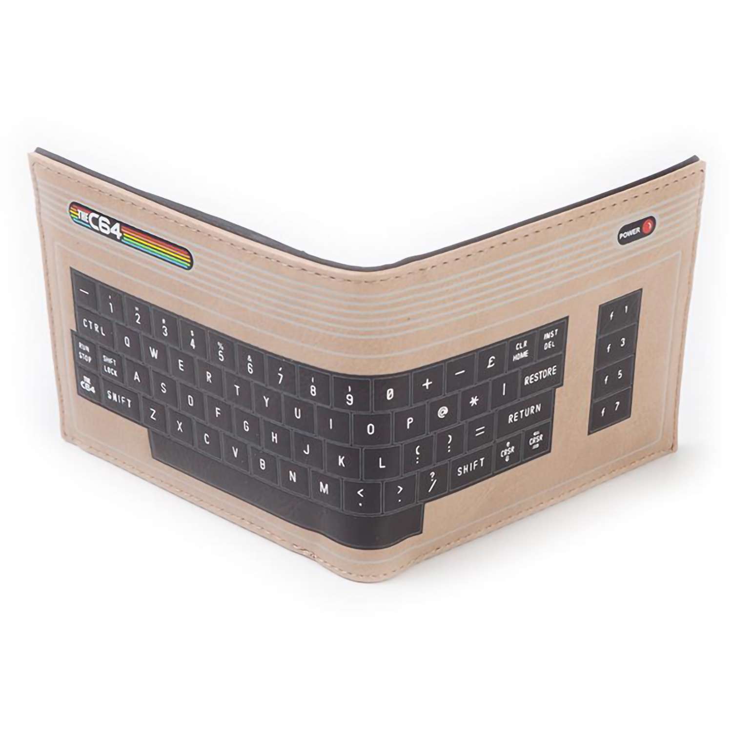 Кошелек Difuzed THE C64 C64 Keyboard Bifold Wallet MW657675C64 - фото 3