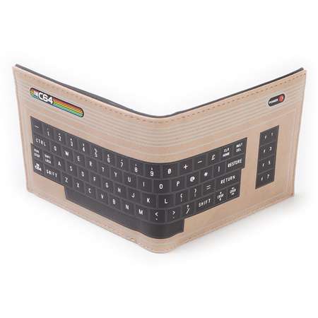 Кошелек Difuzed THE C64 C64 Keyboard Bifold Wallet MW657675C64