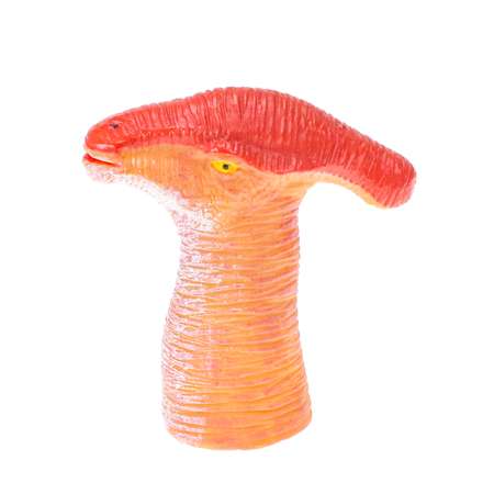 Резиновая игрушка на палец Рыжий кот динозавры 2