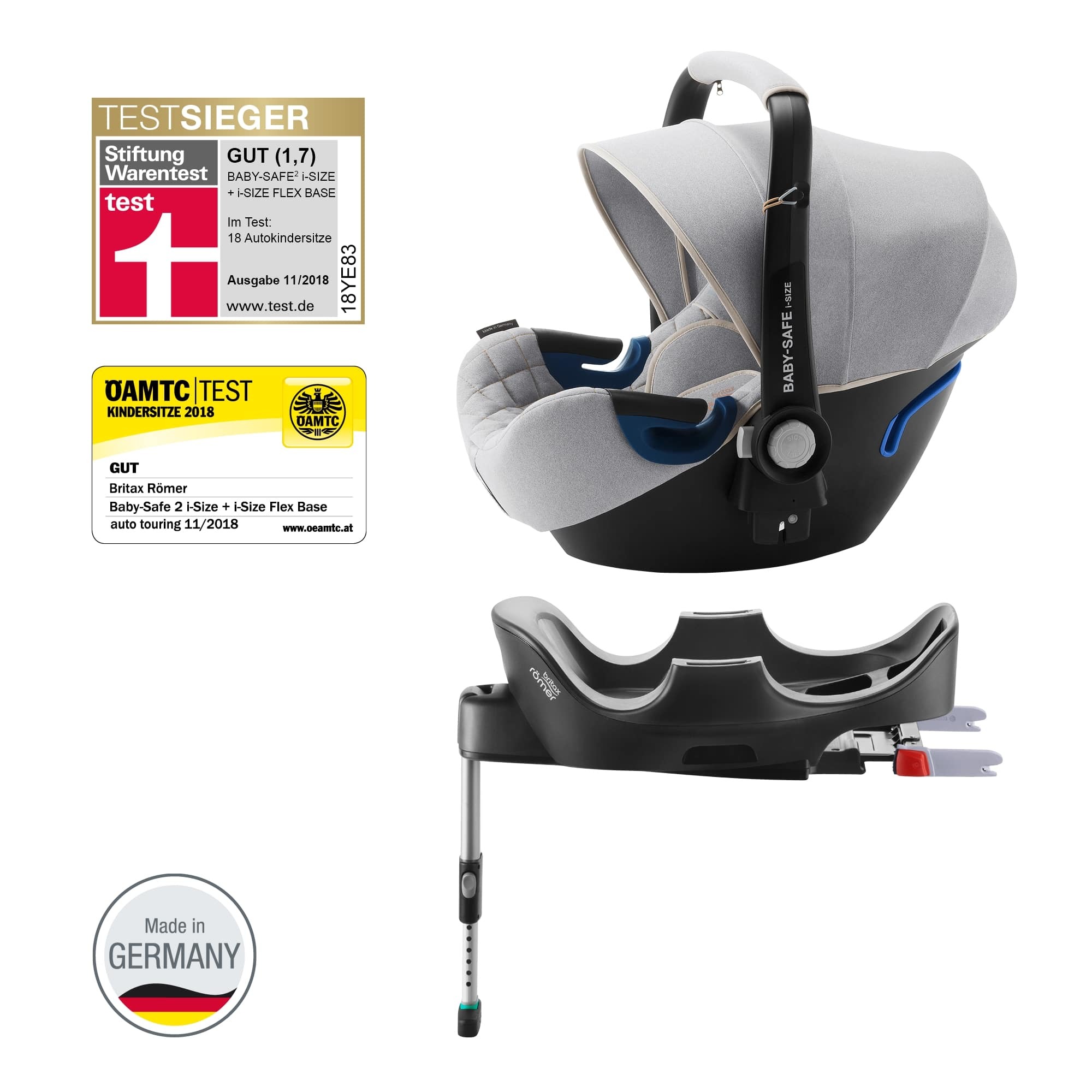Автокресло Britax Roemer Baby-Safe2 i-Size Bundle Nordic Grey - фото 12