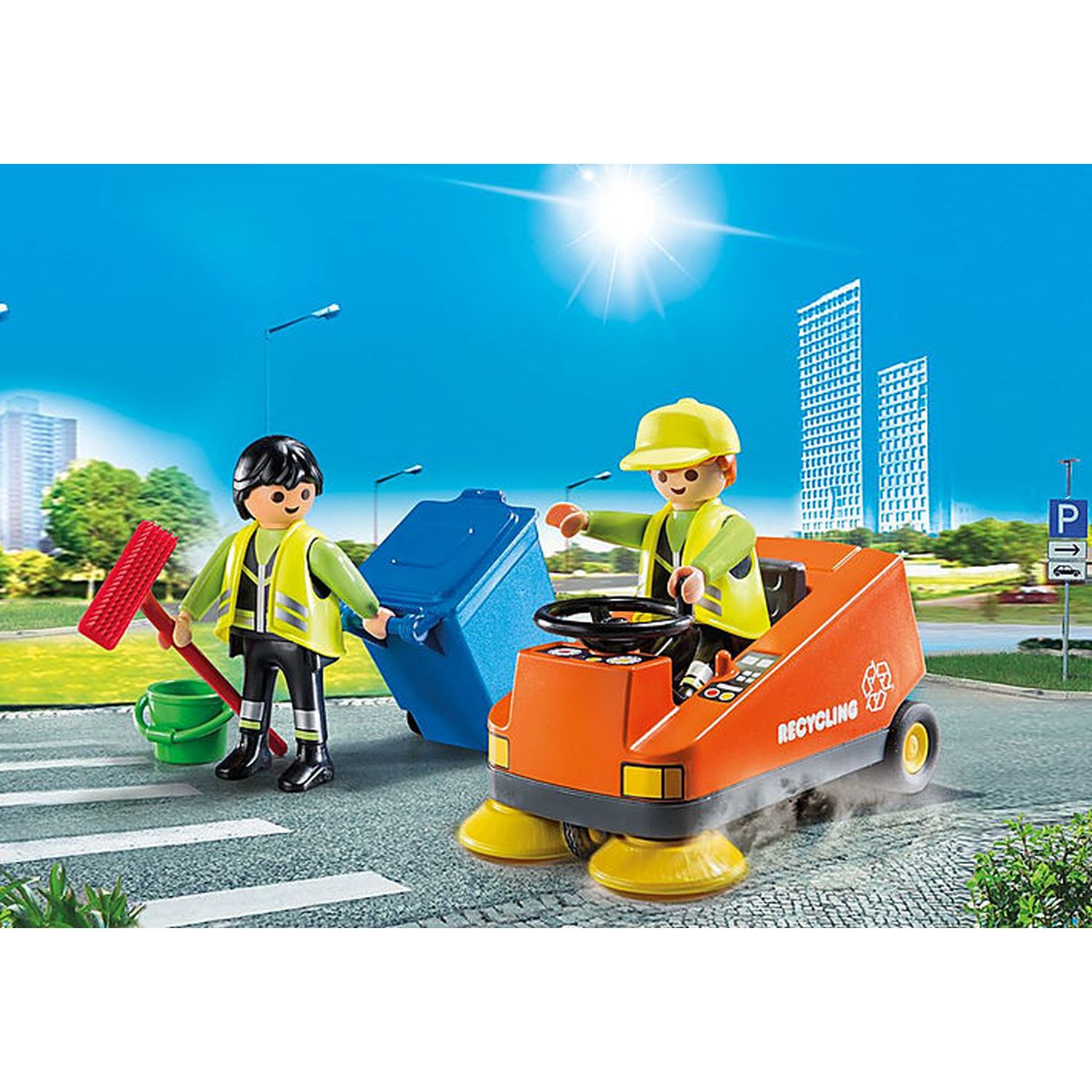 Конструктор Playmobil Уборочная машина - фото 3