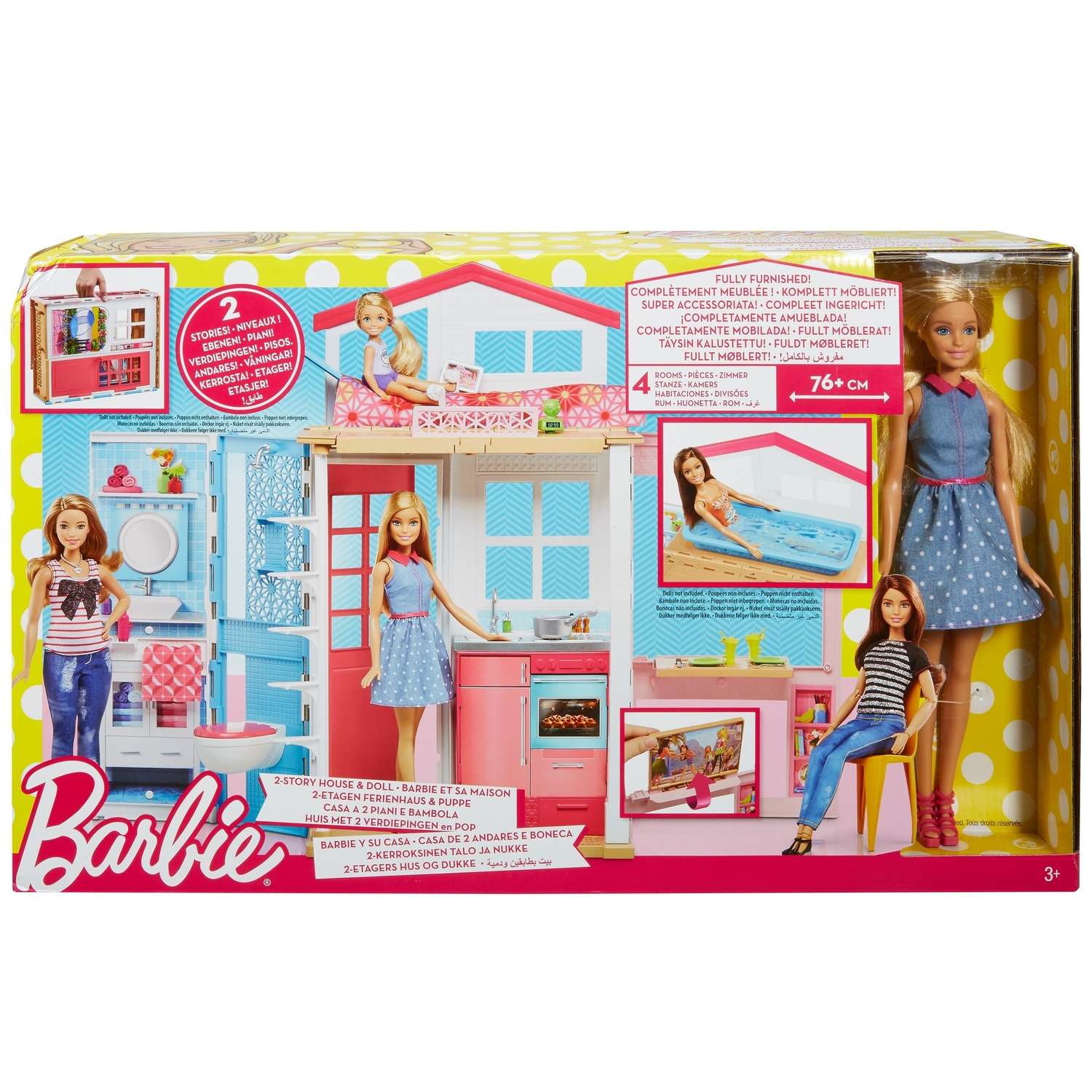 Набор Barbie Домик кукла DVV48 DVV48 - фото 2