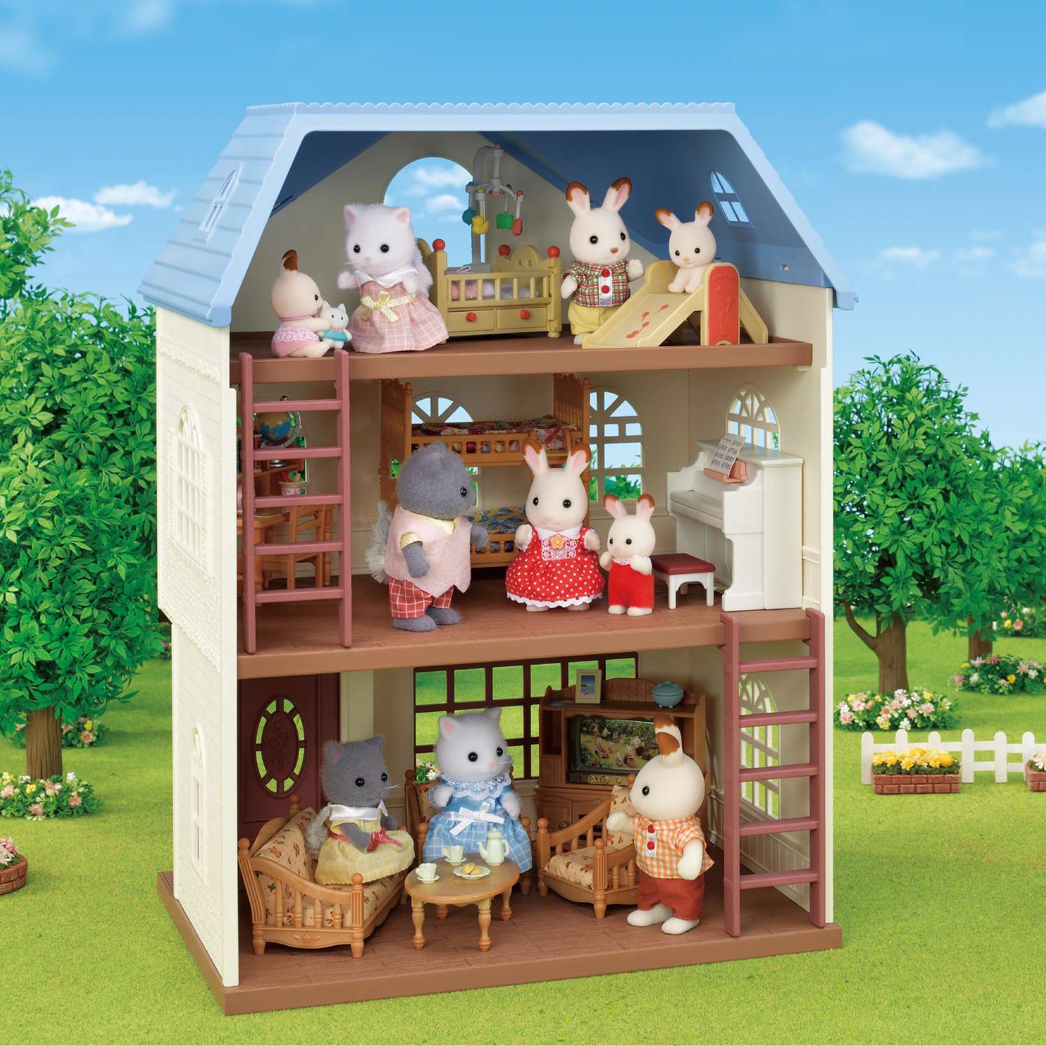 Набор игровой Sylvanian Families Домик с террасой 5513 - фото 3