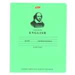 Тетрадь предметная Hatber 36л А5 клетка на казахском языке на скобе серия Зелёная Английски