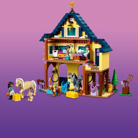 Конструктор LEGO Friends Лесной клуб верховой езды блочный