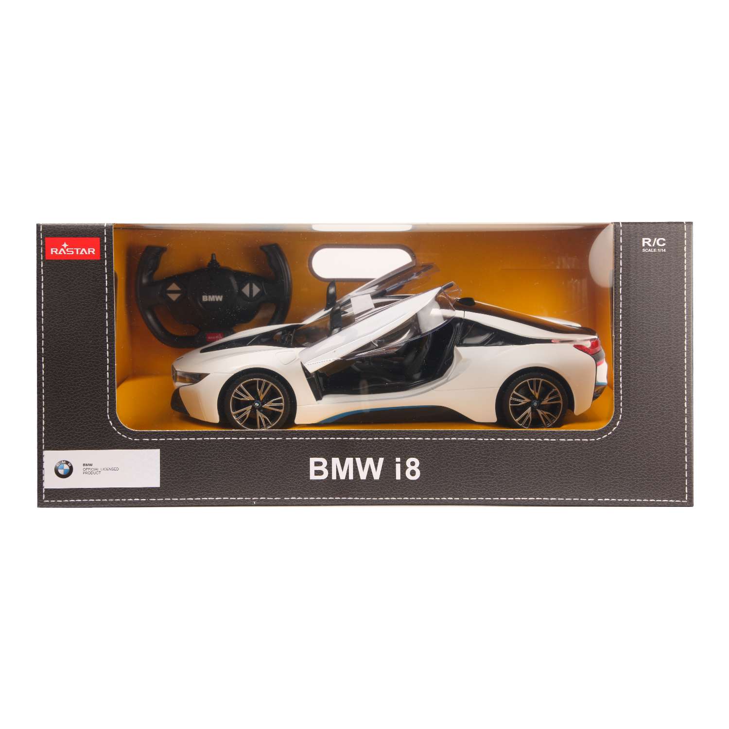 Машина Rastar РУ 1:14 BMW i8 USB Белая 71070 - фото 2