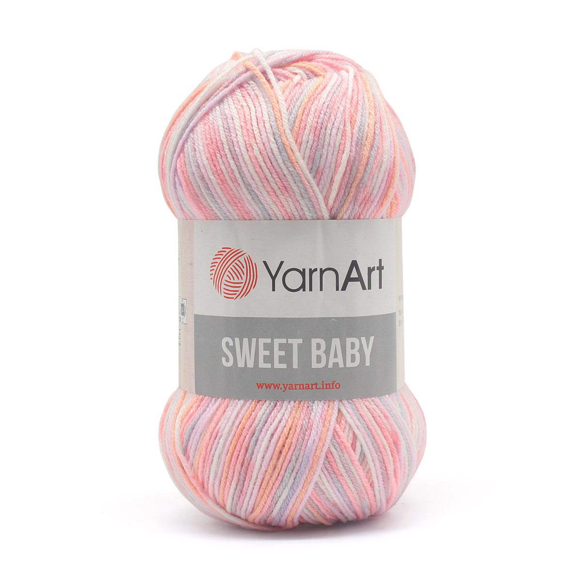 Пряжа для вязания YarnArt Sweet Baby 100 гр 300 м акрил тонкая детская 5 мотков цвет 910 - фото 2