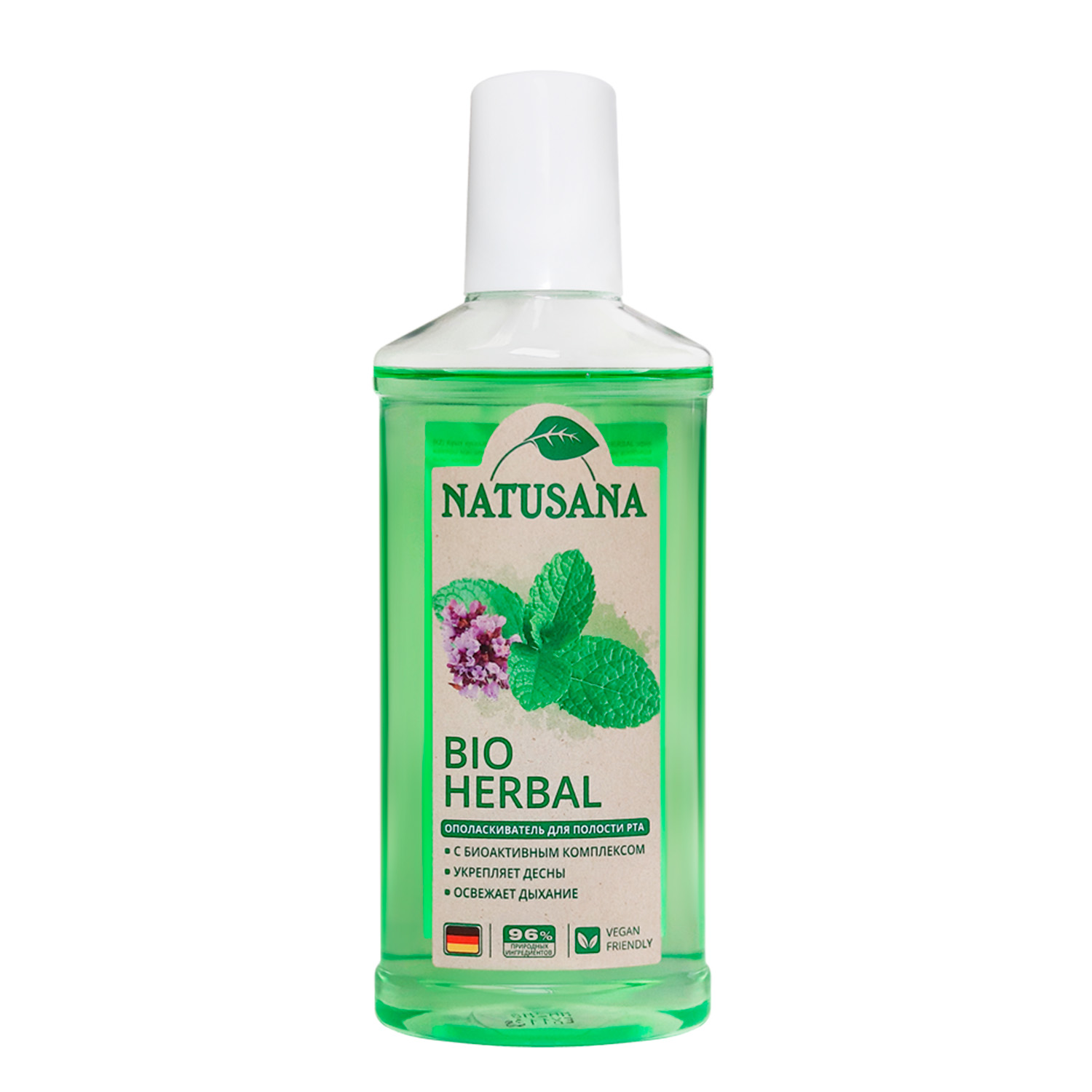 Ополаскиватель для полости рта Natusana Bio Herbal 250мл - фото 1