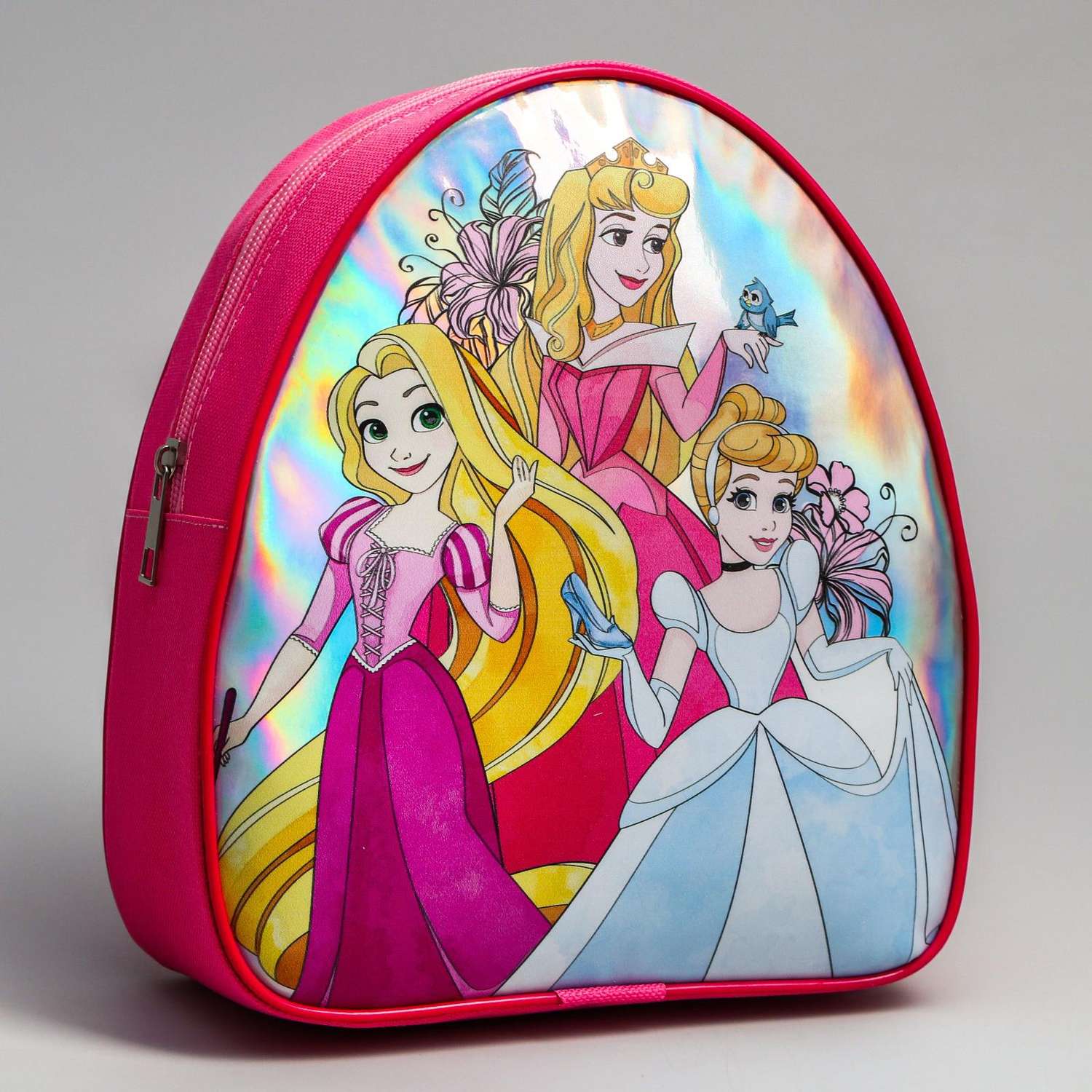 Рюкзак детский Disney Принцессы Рапунцель Аврора Золушка через плечо - фото 1