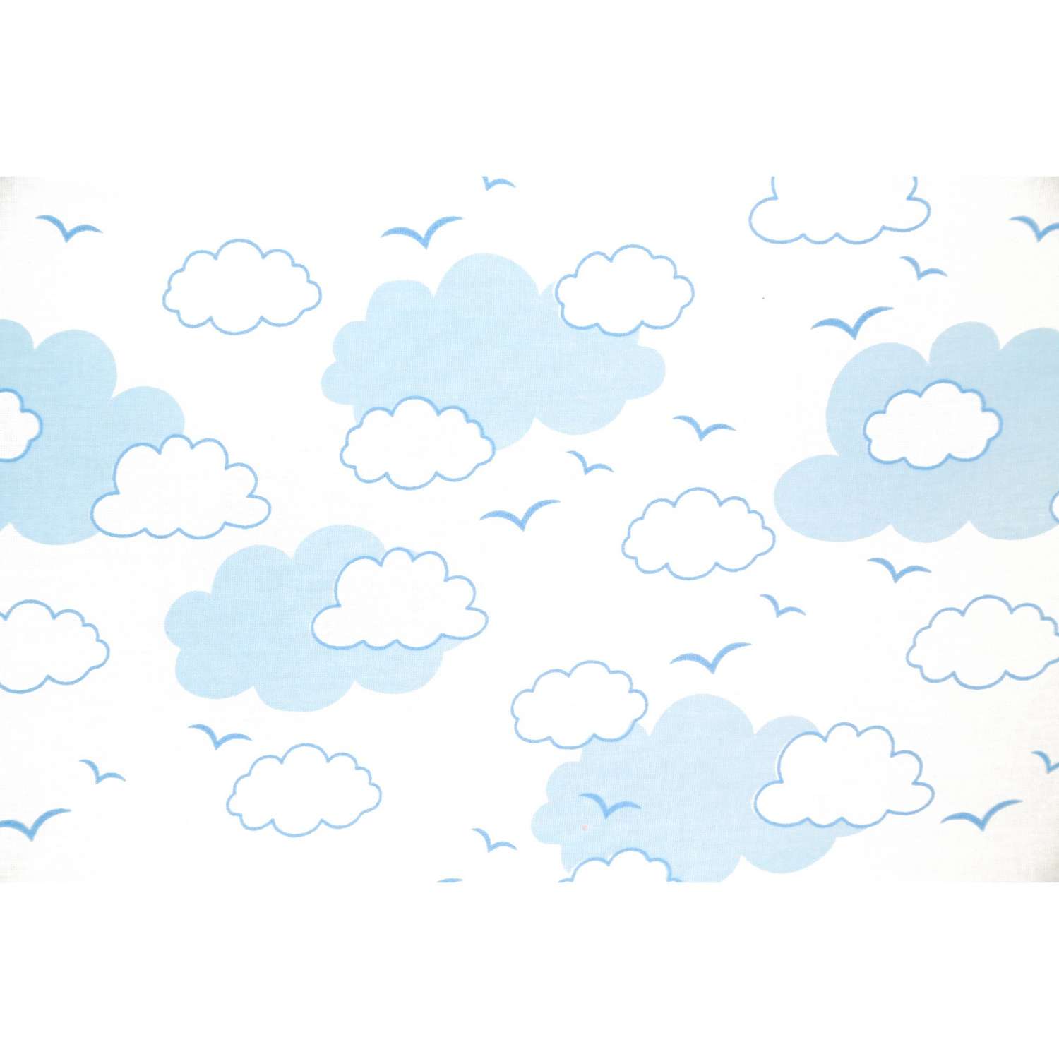 Комплект постельного белья Споки Ноки Облака Голубой 3предмета DMC111/6BL - фото 3