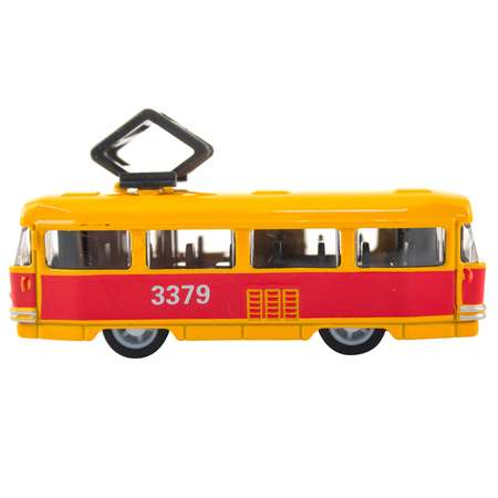 Машинка KiddieDrive Городской транспорт 8-10 см Трамвай