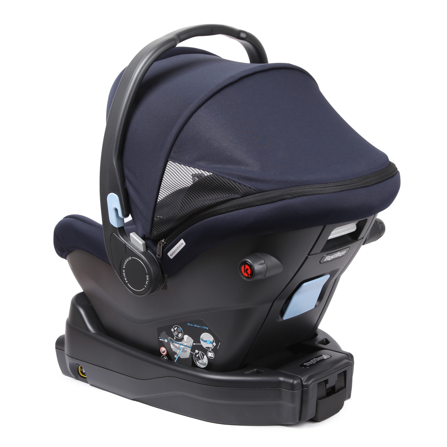 Автокресло Peg-Perego 0+ Primo Viaggio i-Size Navy IMSZ000000DX51TP41 - фото 7