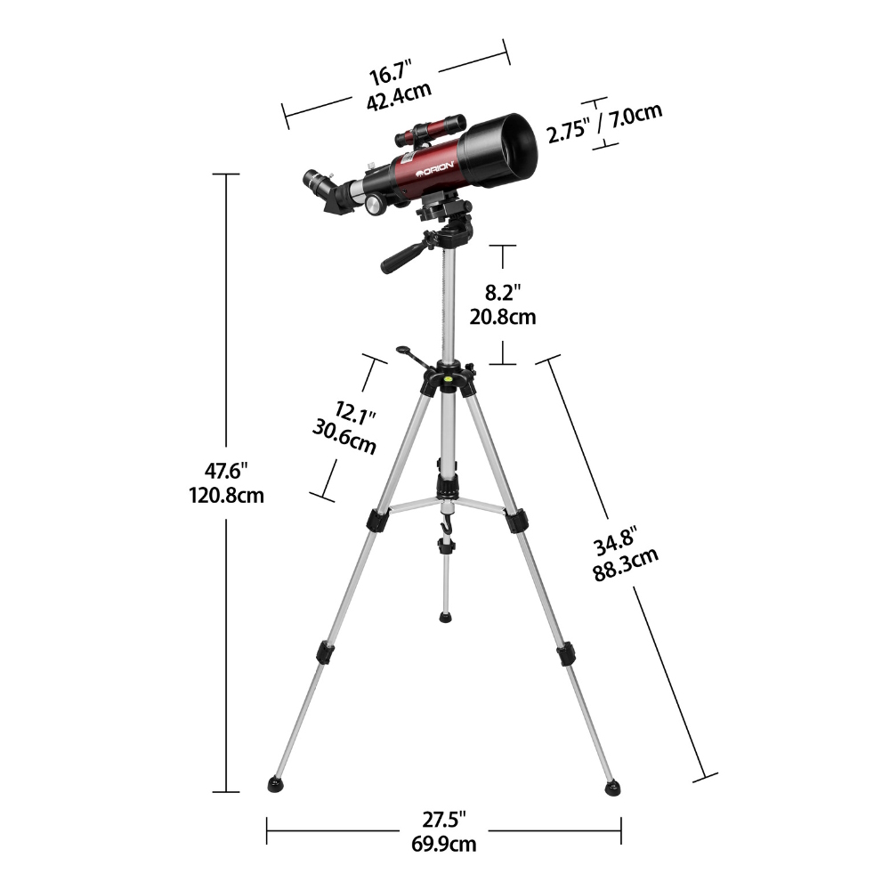 Телескоп ORION TB GoScope III 70mm - фото 2