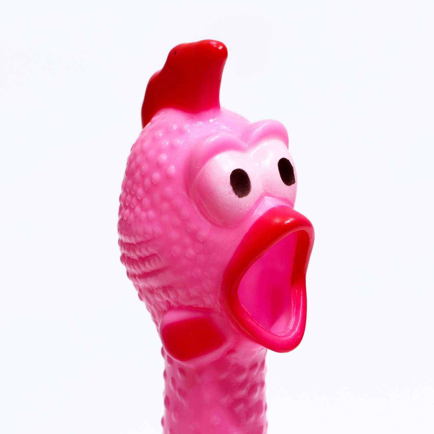 Игрушка для собак Пижон пищащая Задумчивая курица XL 41 см розовая - фото 5