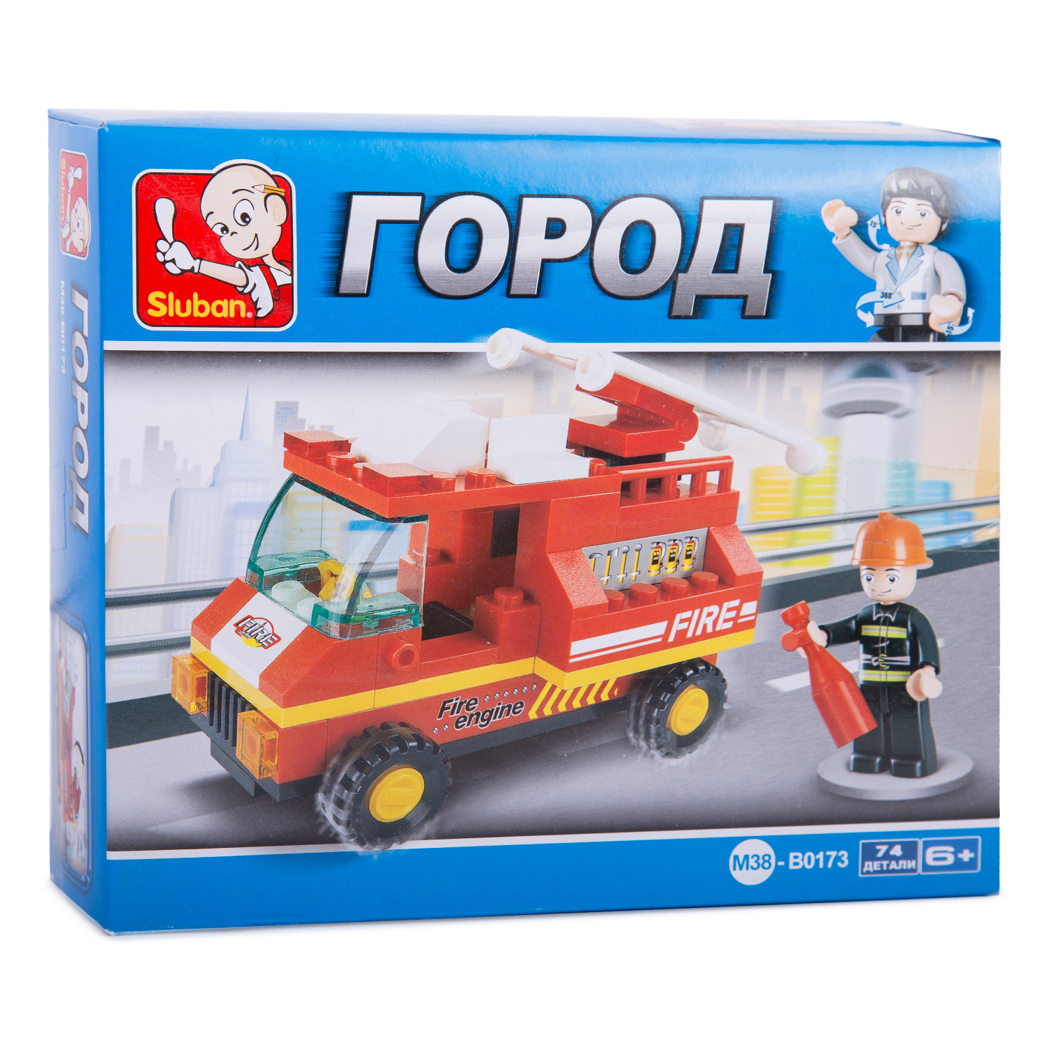 Конструктор SLUBAN Городская серия FIRE ENGINE - фото 3