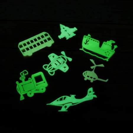 Игровой набор Zabiaka со светящимися наклейками Светящийся транспорт
