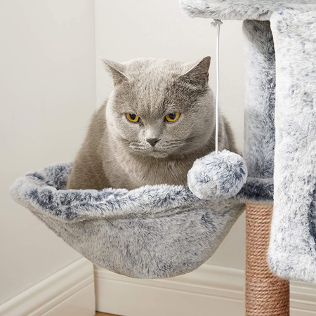 Когтеточка для кошек с домиком Pet БМФ Серый