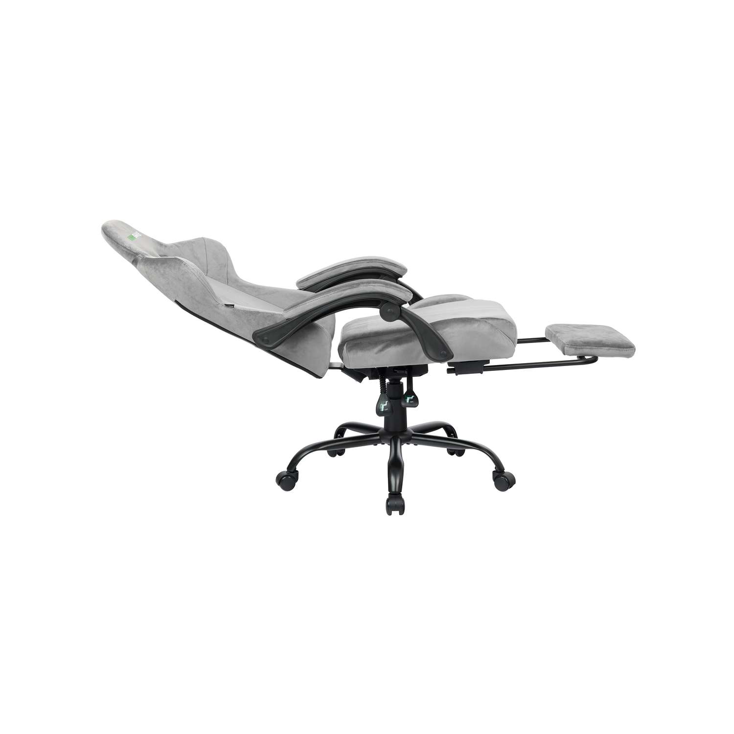 Кресло компьютерное VMMGAME игровое THRONE VELOUR серый - фото 4