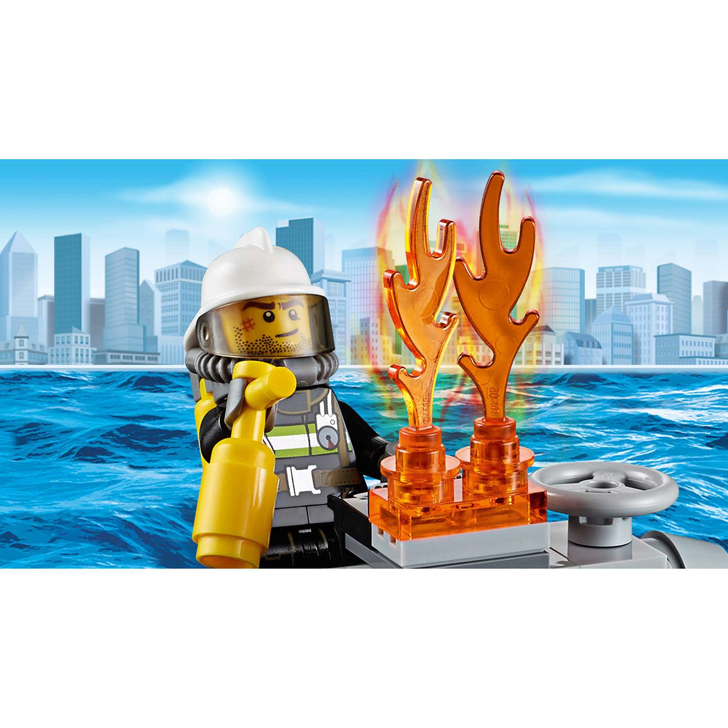 Конструктор LEGO City Fire Набор для начинающих «Пожарная охрана» (60106) - фото 7