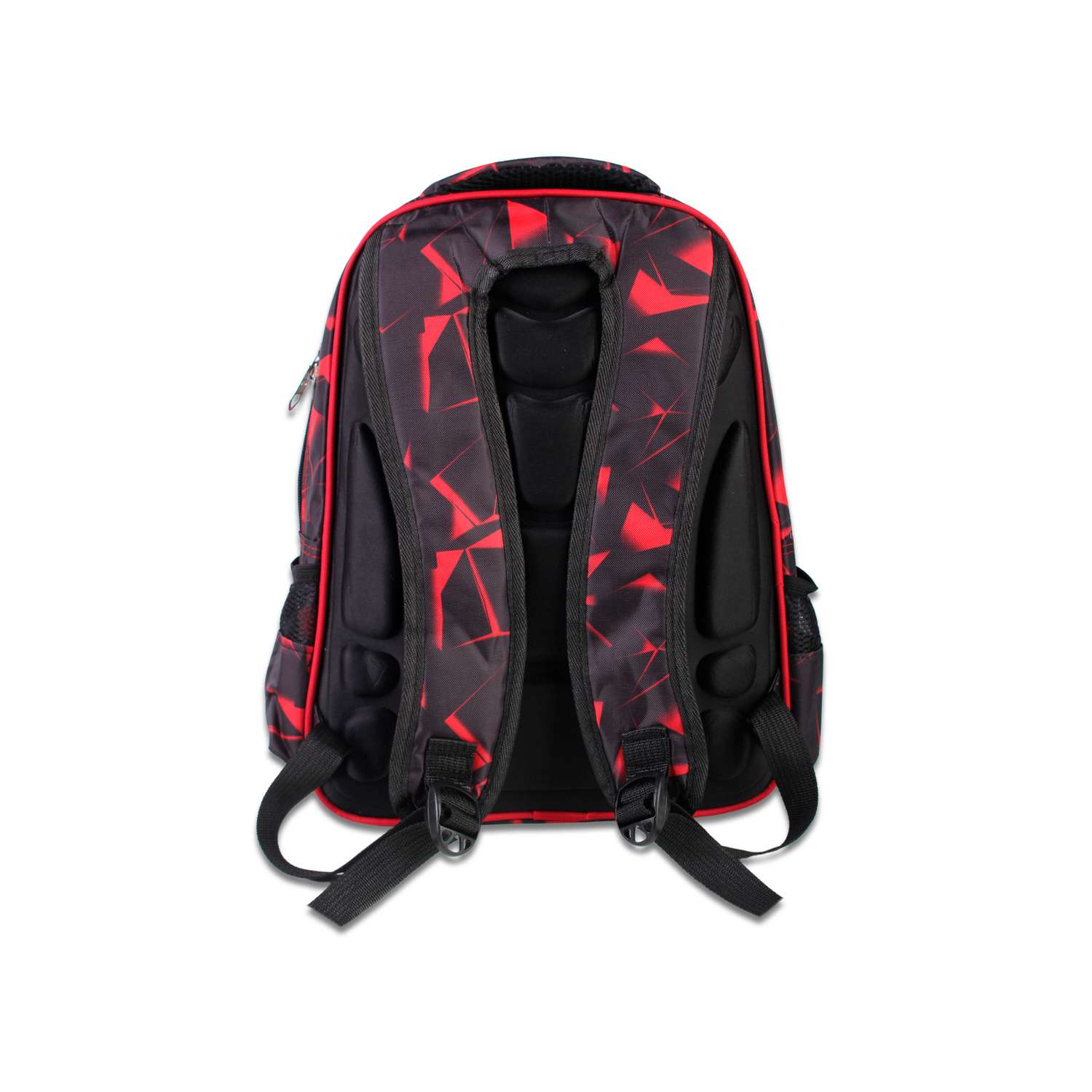 Рюкзак школьный Little Mania Кот и единорог красно-чёрный - фото 4