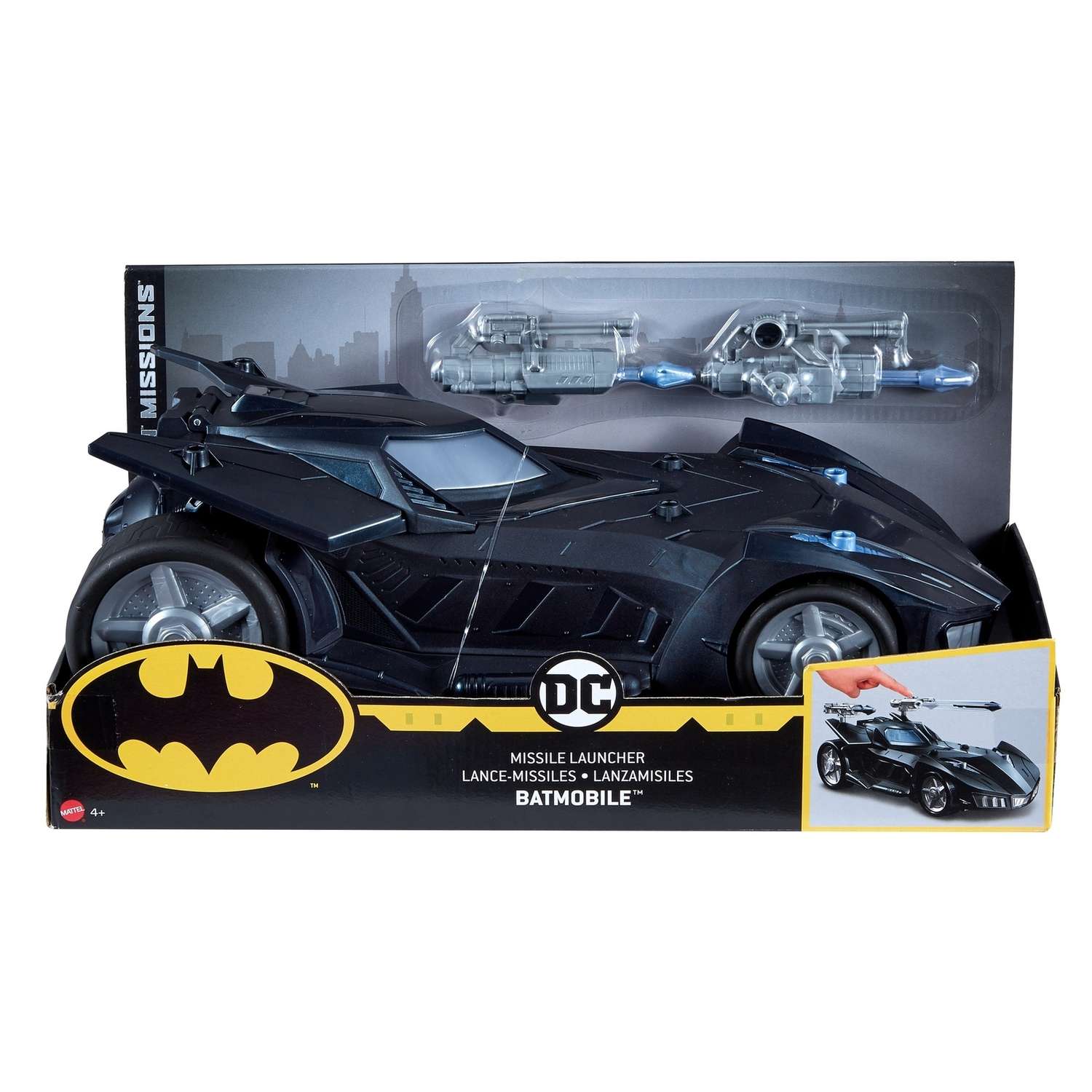 Машинка Batman Миссии Бэтмена Бэтмобиль FVM60 FVM60 - фото 2