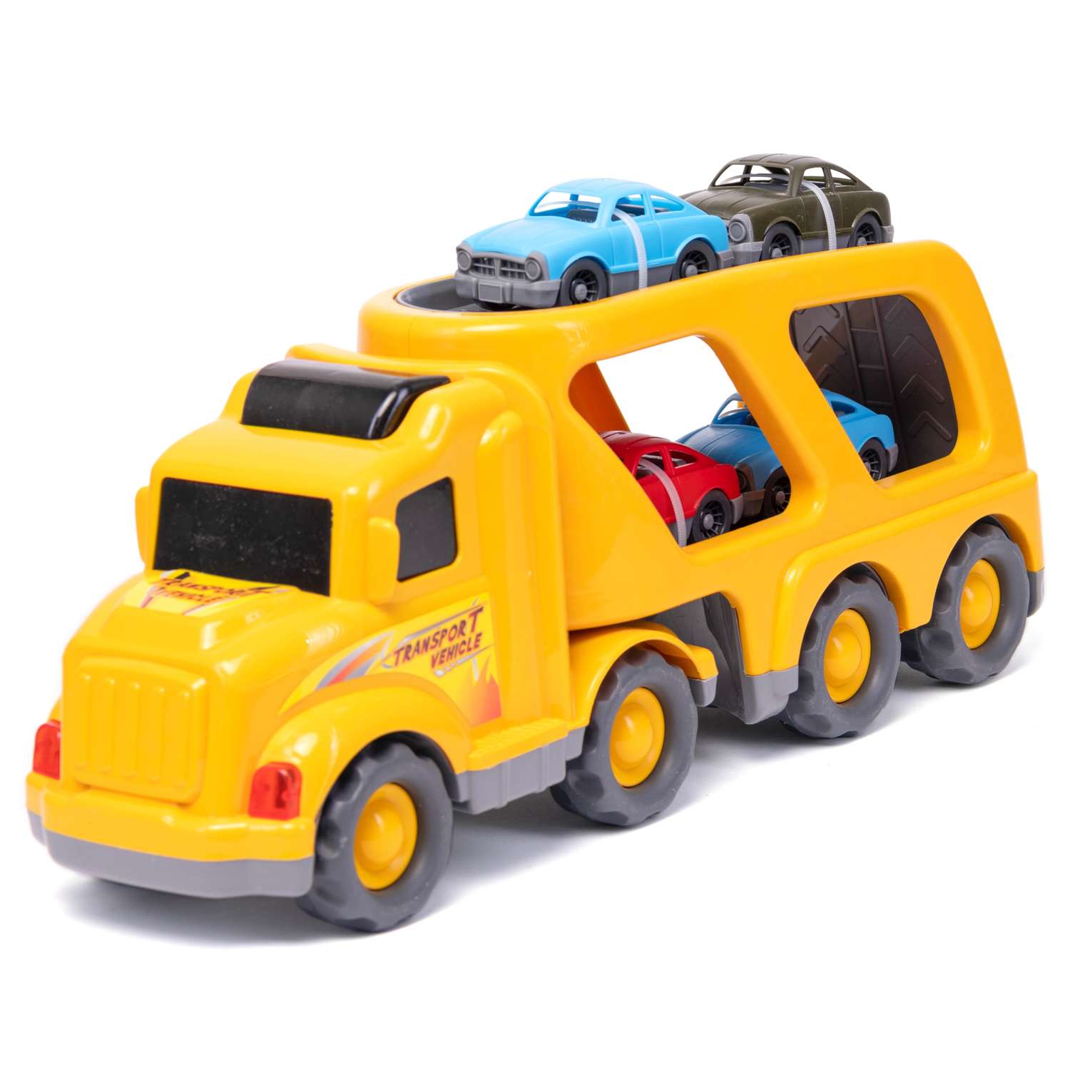 Машина Нижегородская игрушка Автовоз желтый ктг257_ж - фото 1