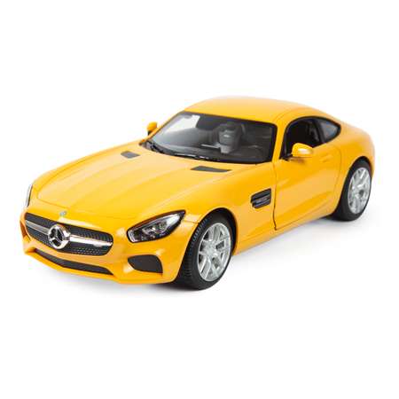 Машина Rastar РУ 1:14 Mercedes AMG GT Желтая 74010