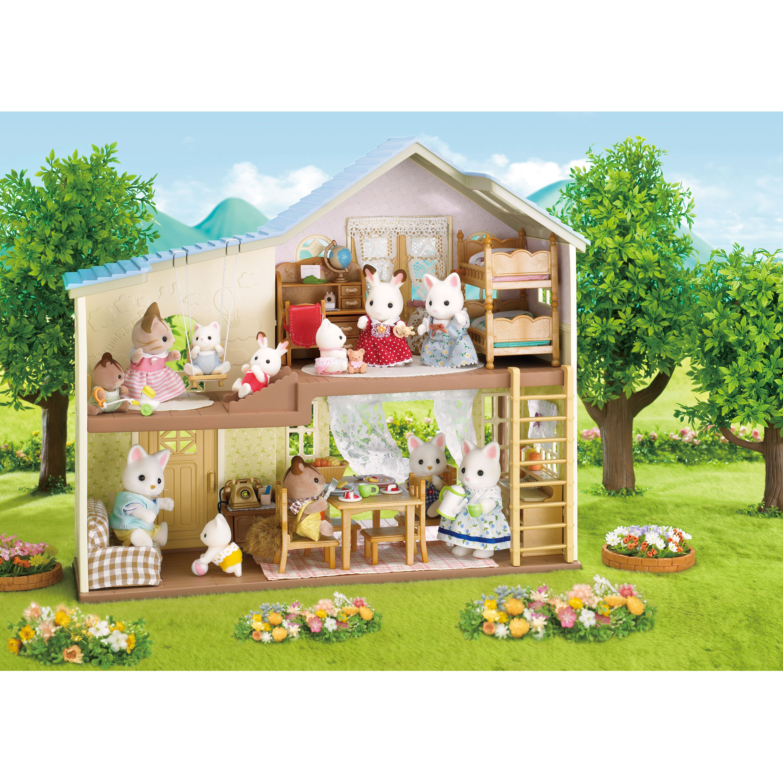 Набор Sylvanian Families Домик на холме 5343 купить по цене 5699 ₽ в  интернет-магазине Детский мир